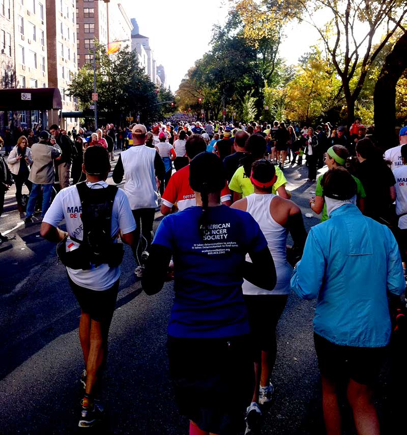 The Fifth Avenue during NYC Marathon 2011