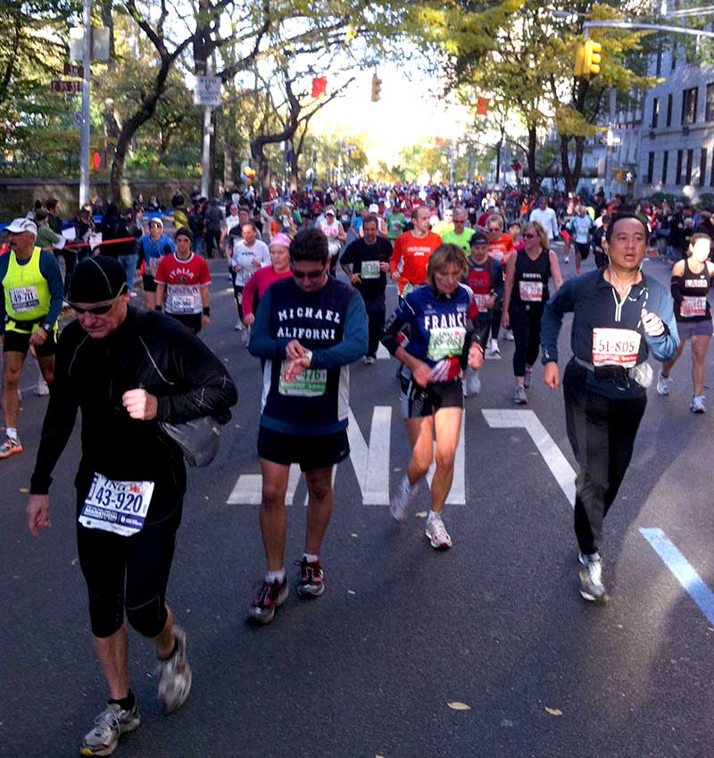 The Fifth Avenue during NYC Marathon 2011